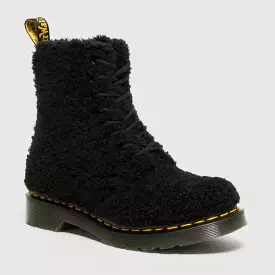 Dr. Martens Women's 1460 Pascal Faux Shearling - Black Lux Borg boots