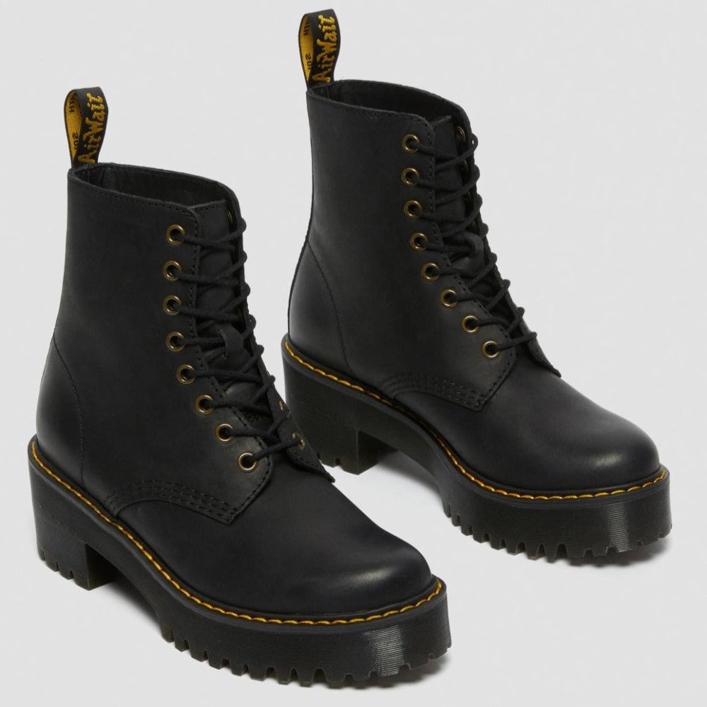 Dr. Martens Women's Shriver Hi Wyoming - Black: Women's Dr. Martens Shriver Hi Wyoming Boots, Black