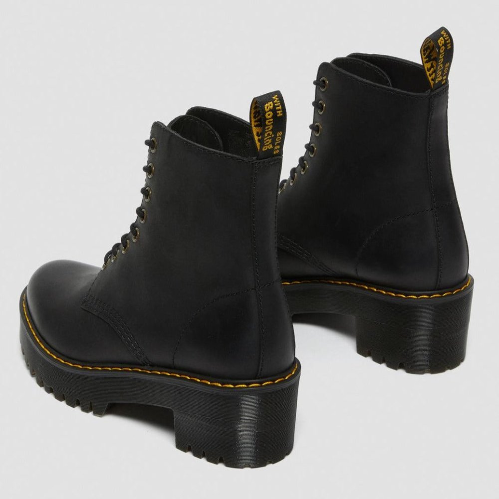 Dr. Martens Women's Shriver Hi Wyoming - Black: Women's Dr. Martens Shriver Hi Wyoming Boots, Black