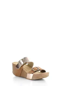 Dusty Rose Brandy Wedge Sandals - Shop Now.