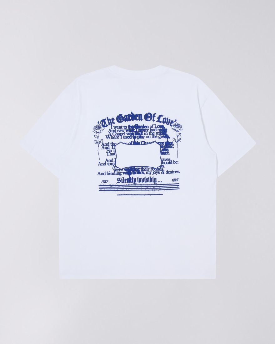 EDWIN Love Garden Tee White