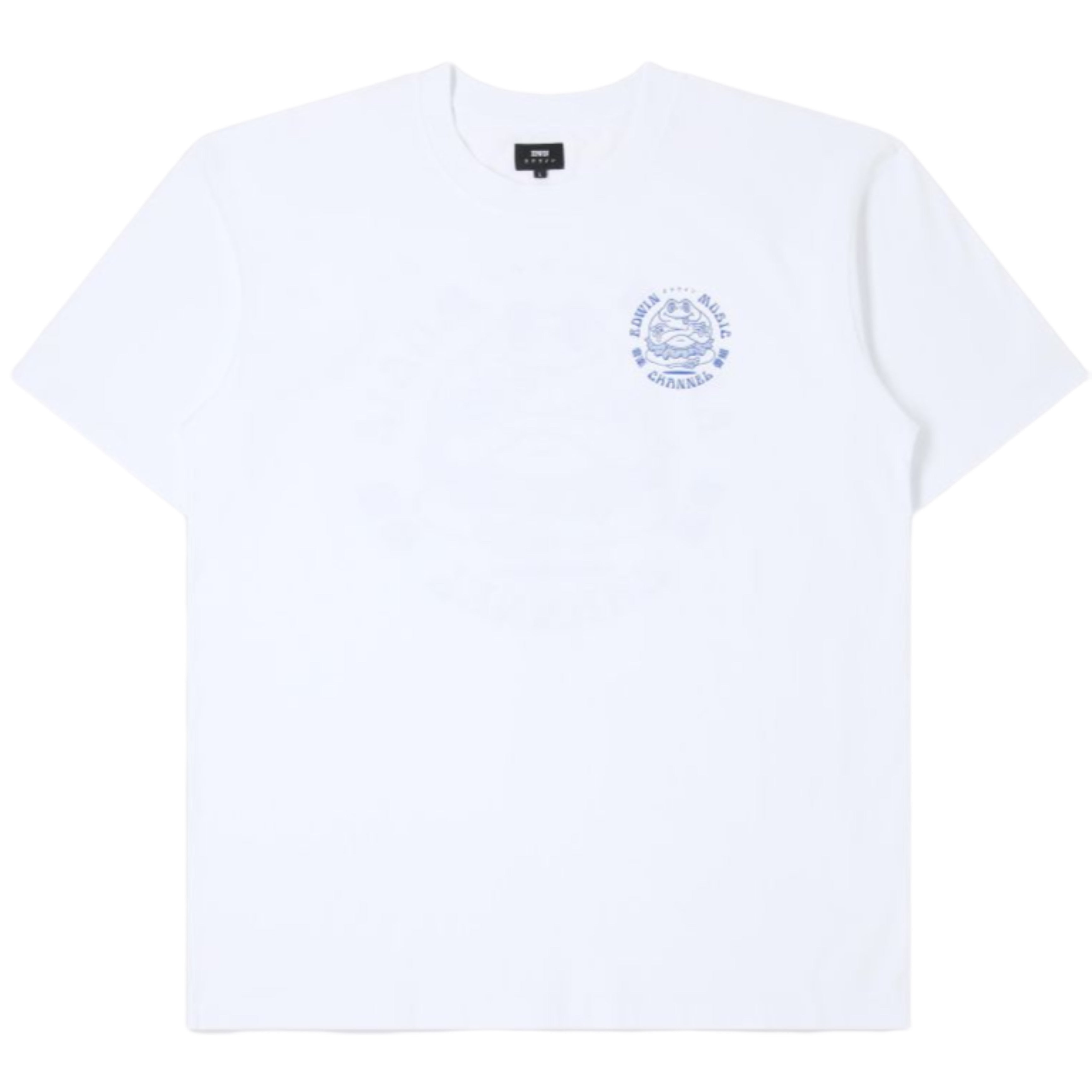 EDWIN Music Channel White T-Shirt