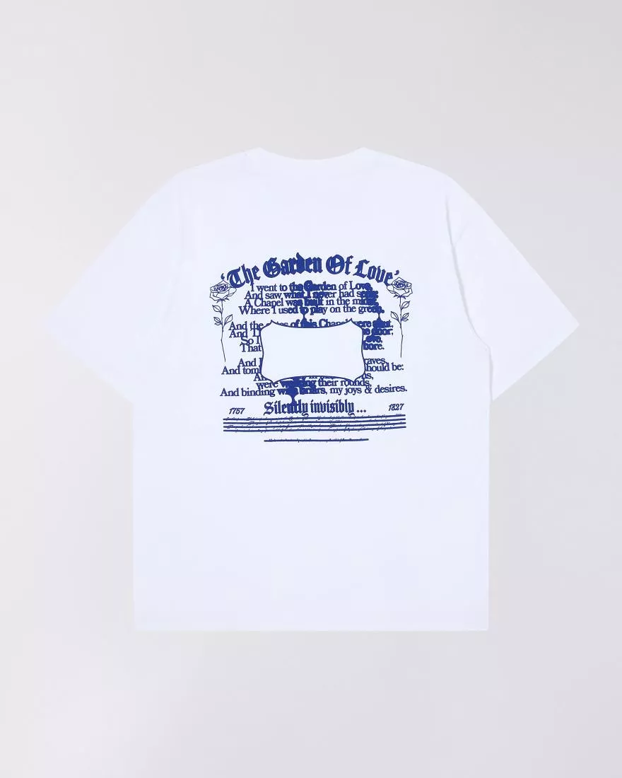 EDWIN White Garden Of Love T-Shirt