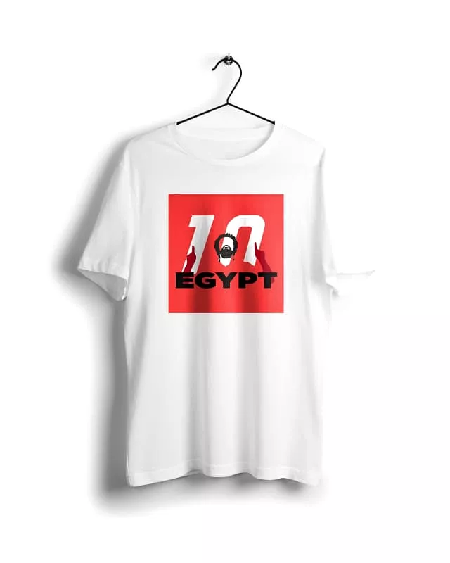 Egypt Mo Salah T-shirt - Digital Graphics - Basic - White - ACON