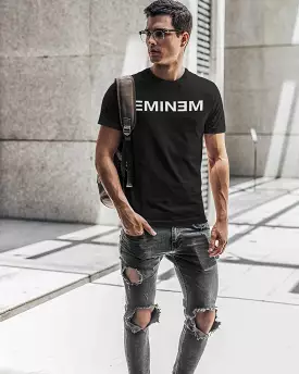 Eminem - Black Digital Graphics T-shirt