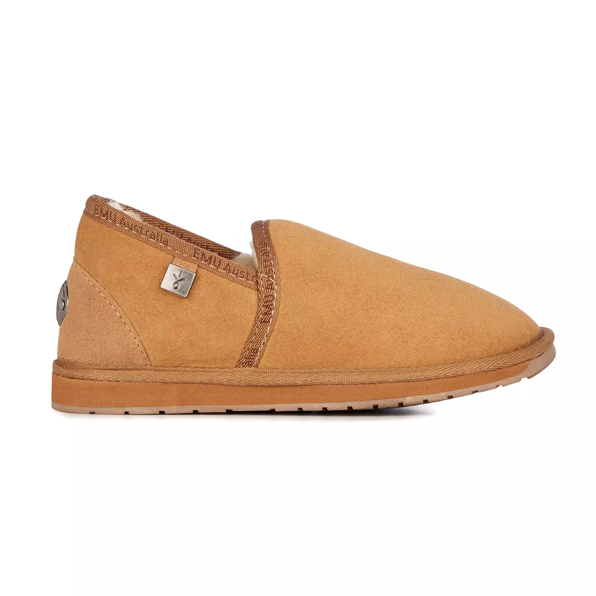 EMu Ashford Chestnut Mens Sheepskin Slippers