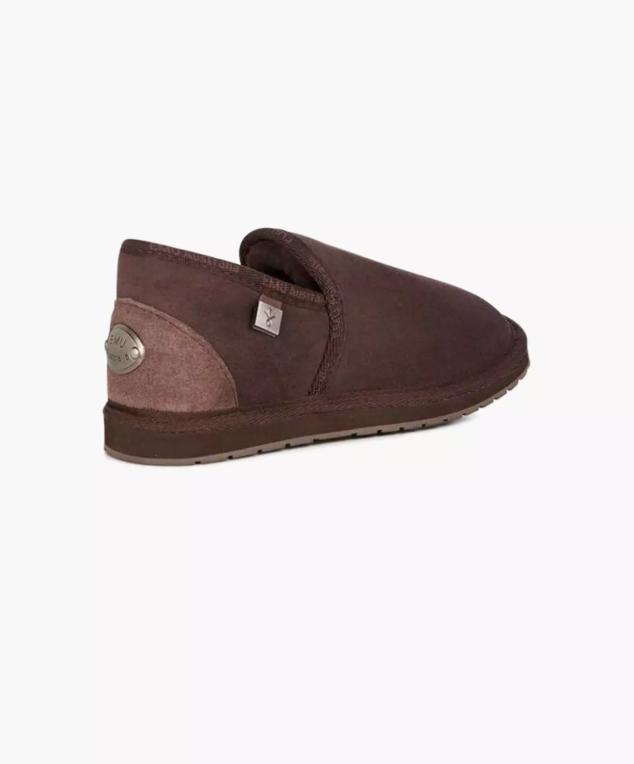 EMU Platinum Ashford Chocolate Men's Sheepskin Slippers - Buy Online | Free Shipping