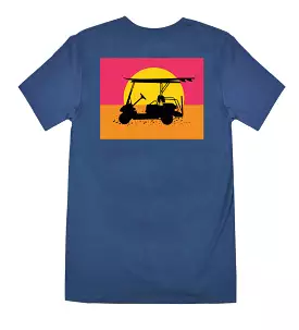 Endless Sunset Island Tee - Navy