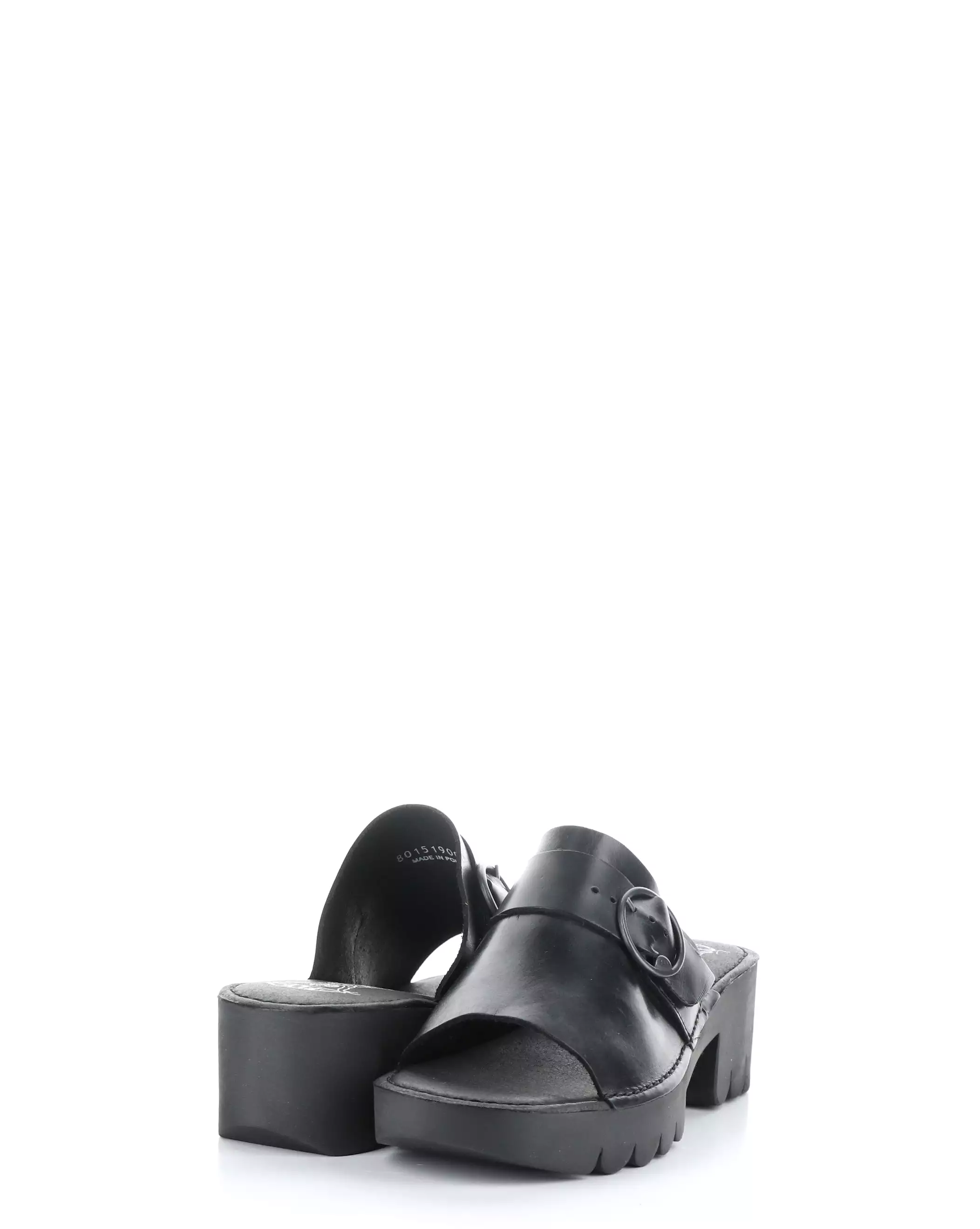 EPLE519FLY black slip-on sandals