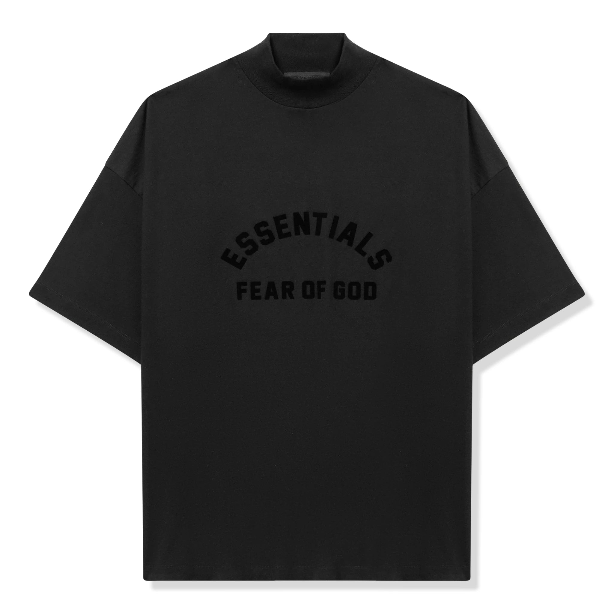 Fear of God Essentials Arch Logo Jet Black T-Shirt SS23