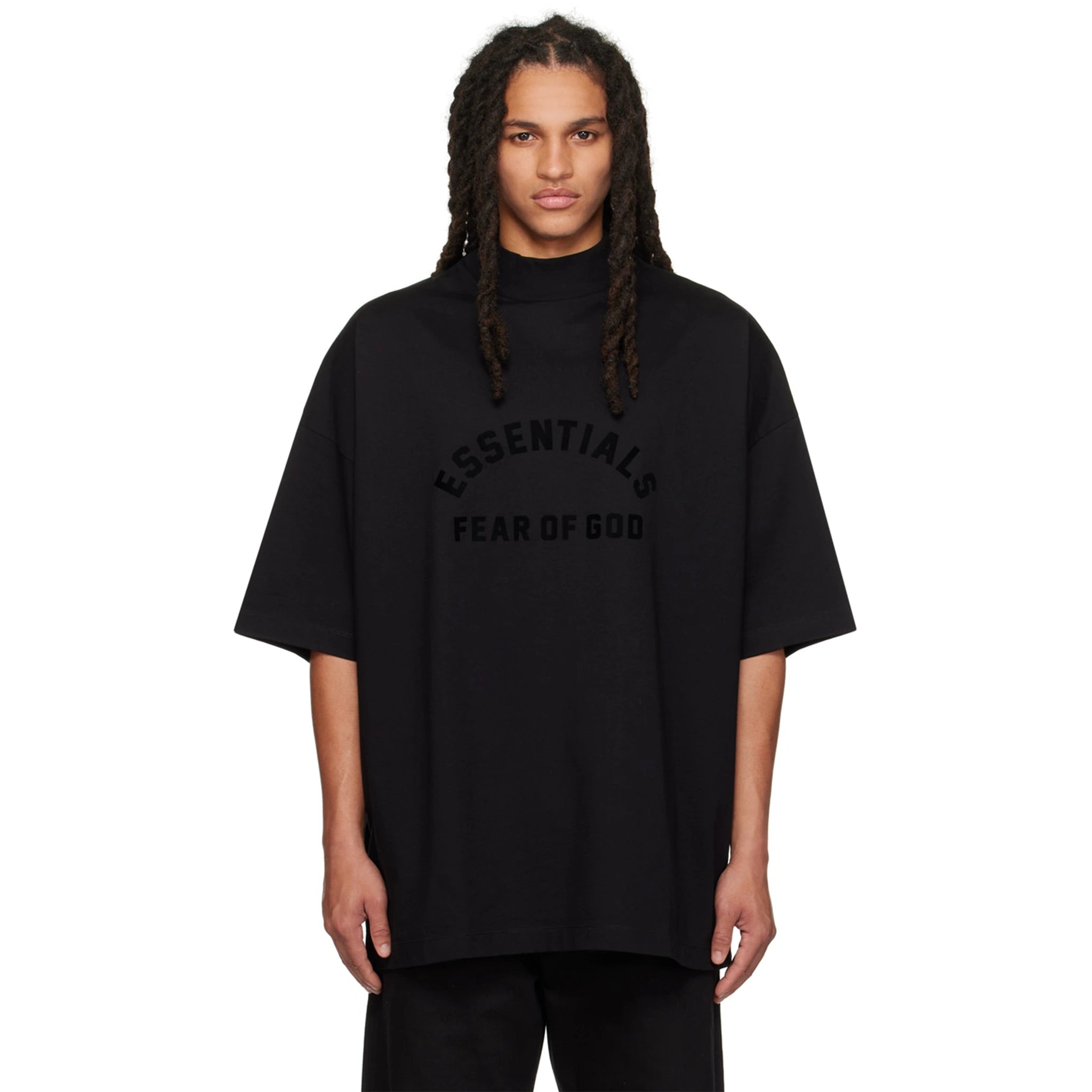 Fear of God Essentials Arch Logo Jet Black T-Shirt SS23