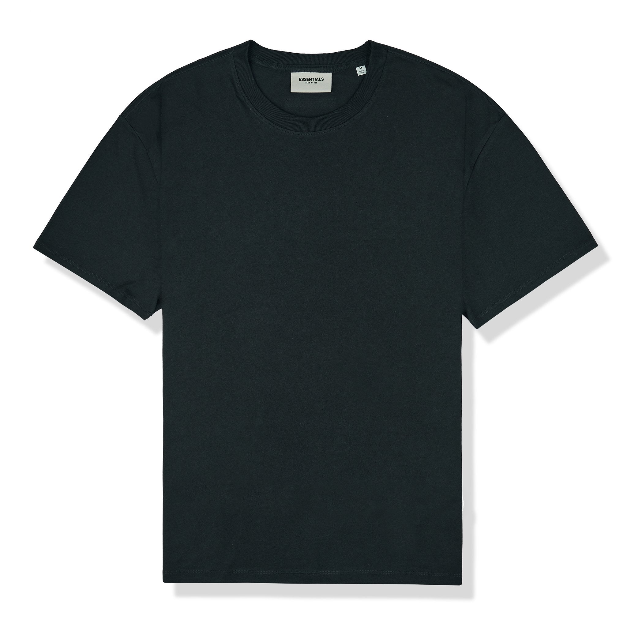 Fear Of God Essentials Black T Shirt Reverse Logo SS21