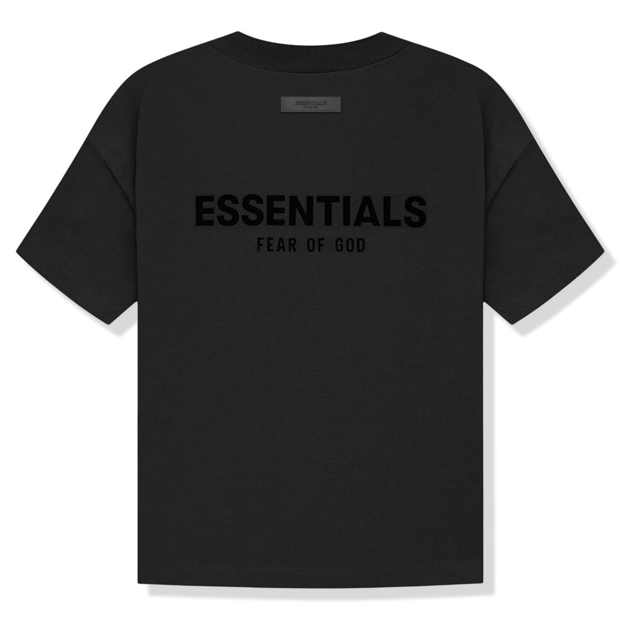 Fear Of God Essentials Black T-Shirt (SS22) - Shop Now