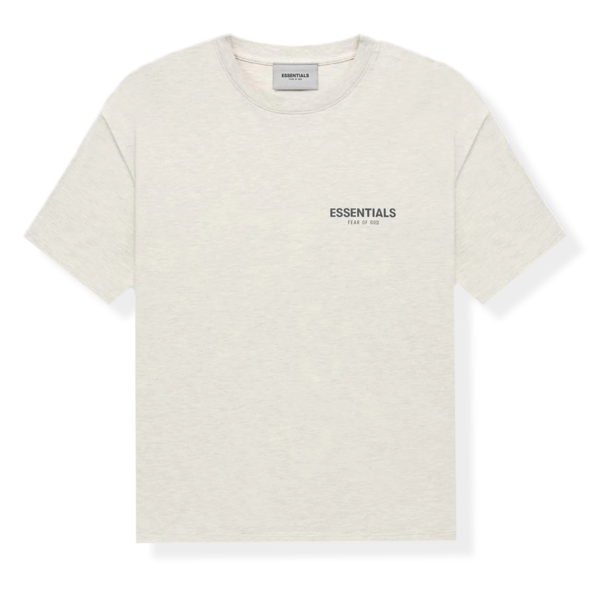 Fear Of God Essentials Light Heather Oatmeal T Shirt