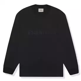 Fear Of God Essentials Long Sleeve T Shirt Black