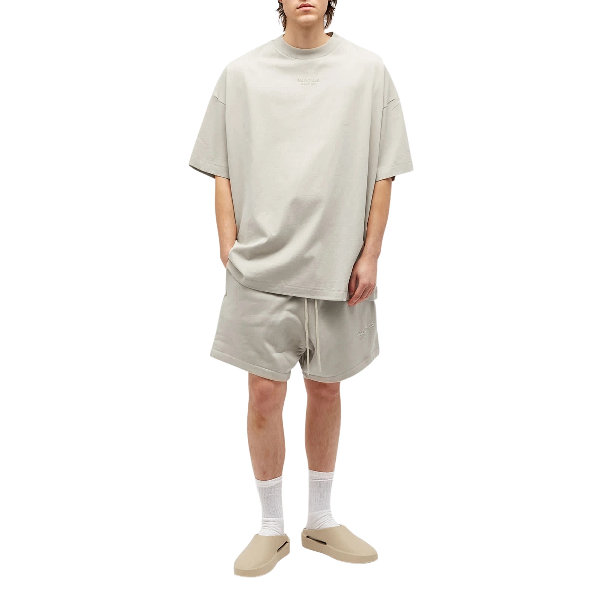 Fear Of God Essentials Silver Cloud T Shirt - FW23