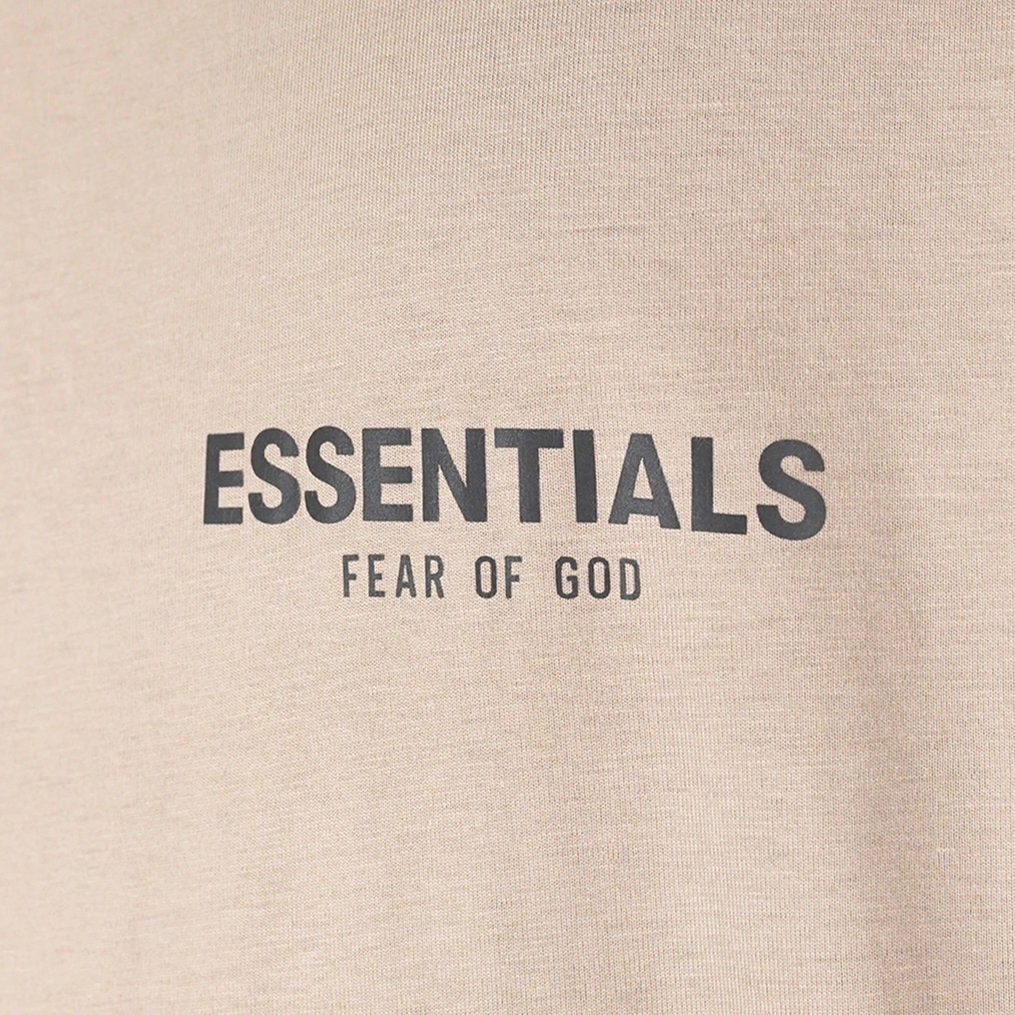 Fear Of God Essentials Tan T Shirt Collection String Core.