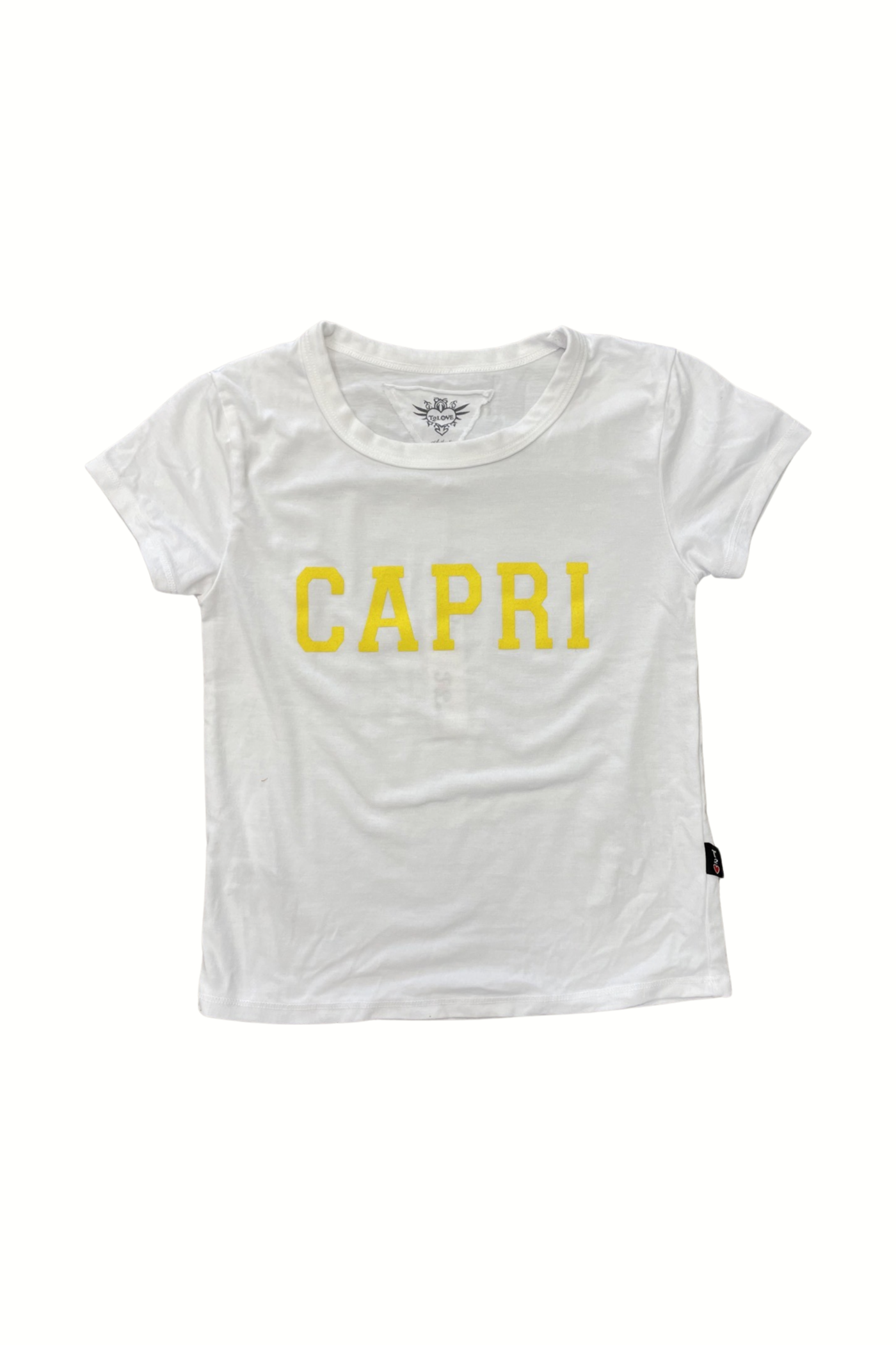 Form-fitting Capri T-shirt