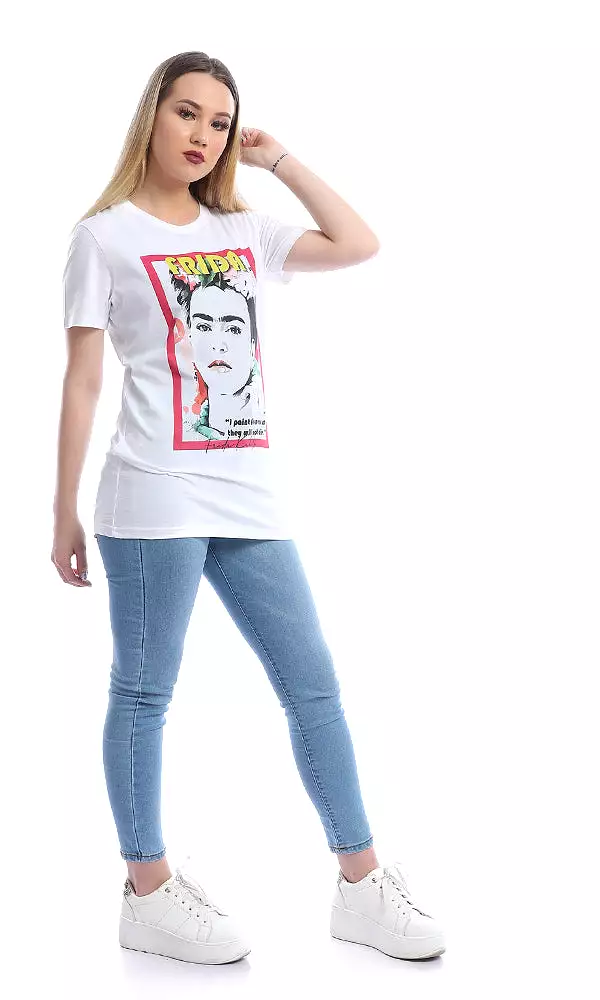 Frida Kahlo T-shirt - White Graphic Tee - Shop Now