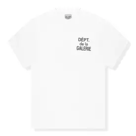 Gallery Department French Logo White T Shirt for sale