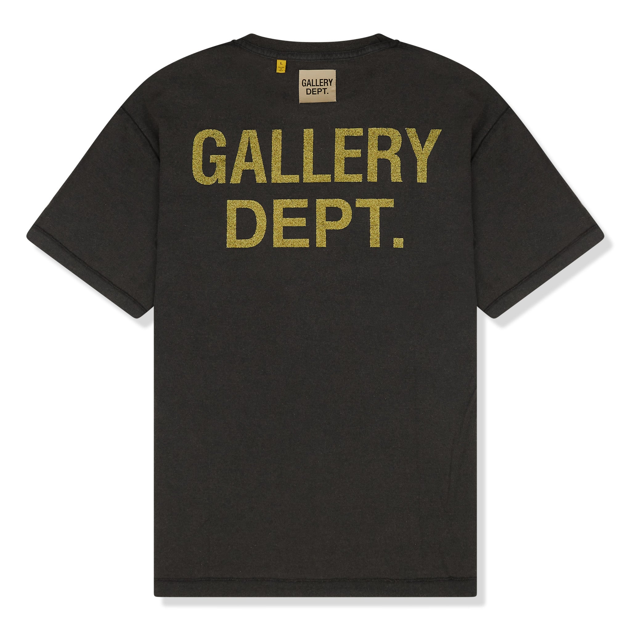 Gallery Dept. Black T-Shirt with Reversible French Logo