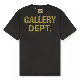 Gallery Dept. Black T-Shirt with Reversible French Logo