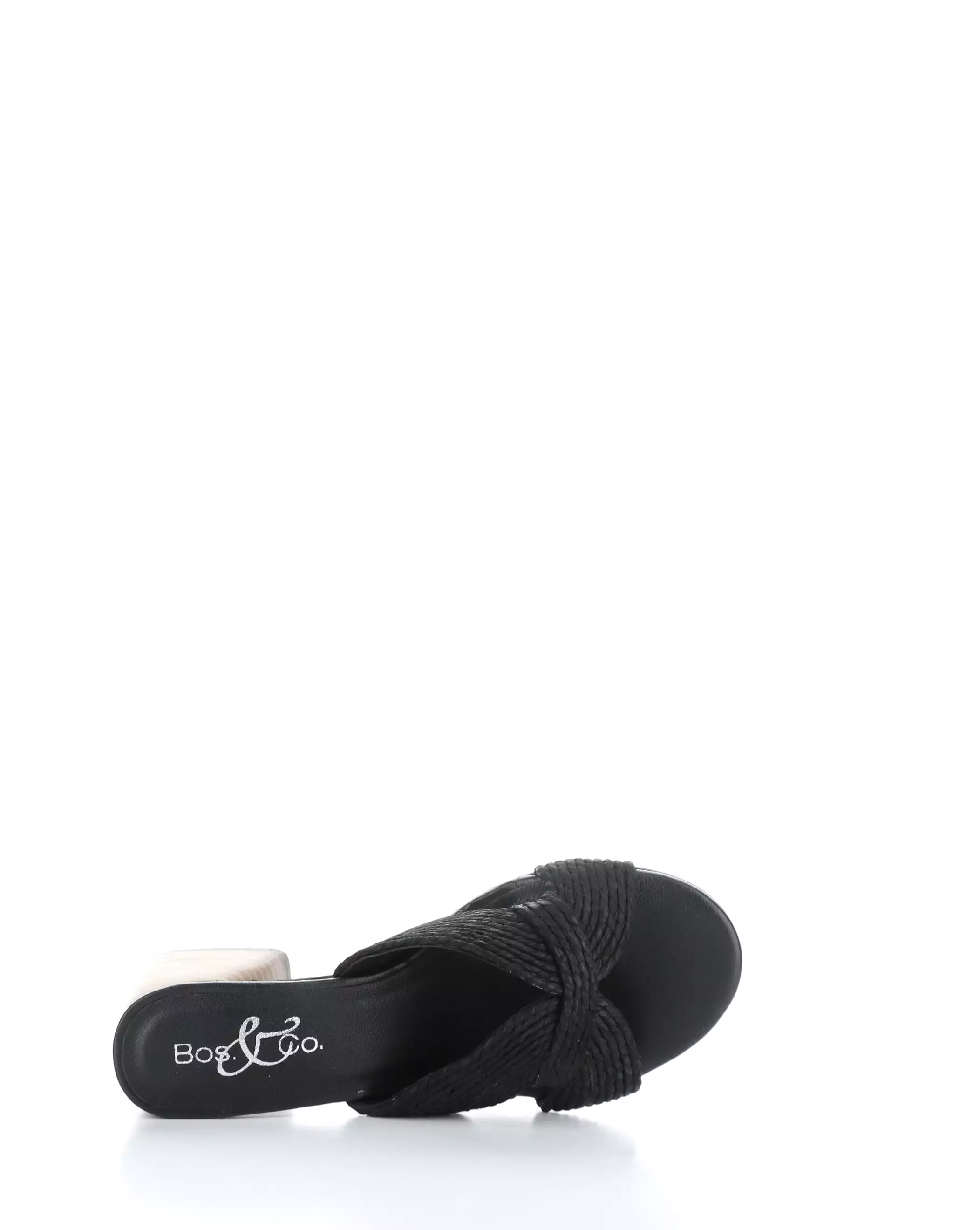 Gessa Black Slip-on Sandals - Shop Now