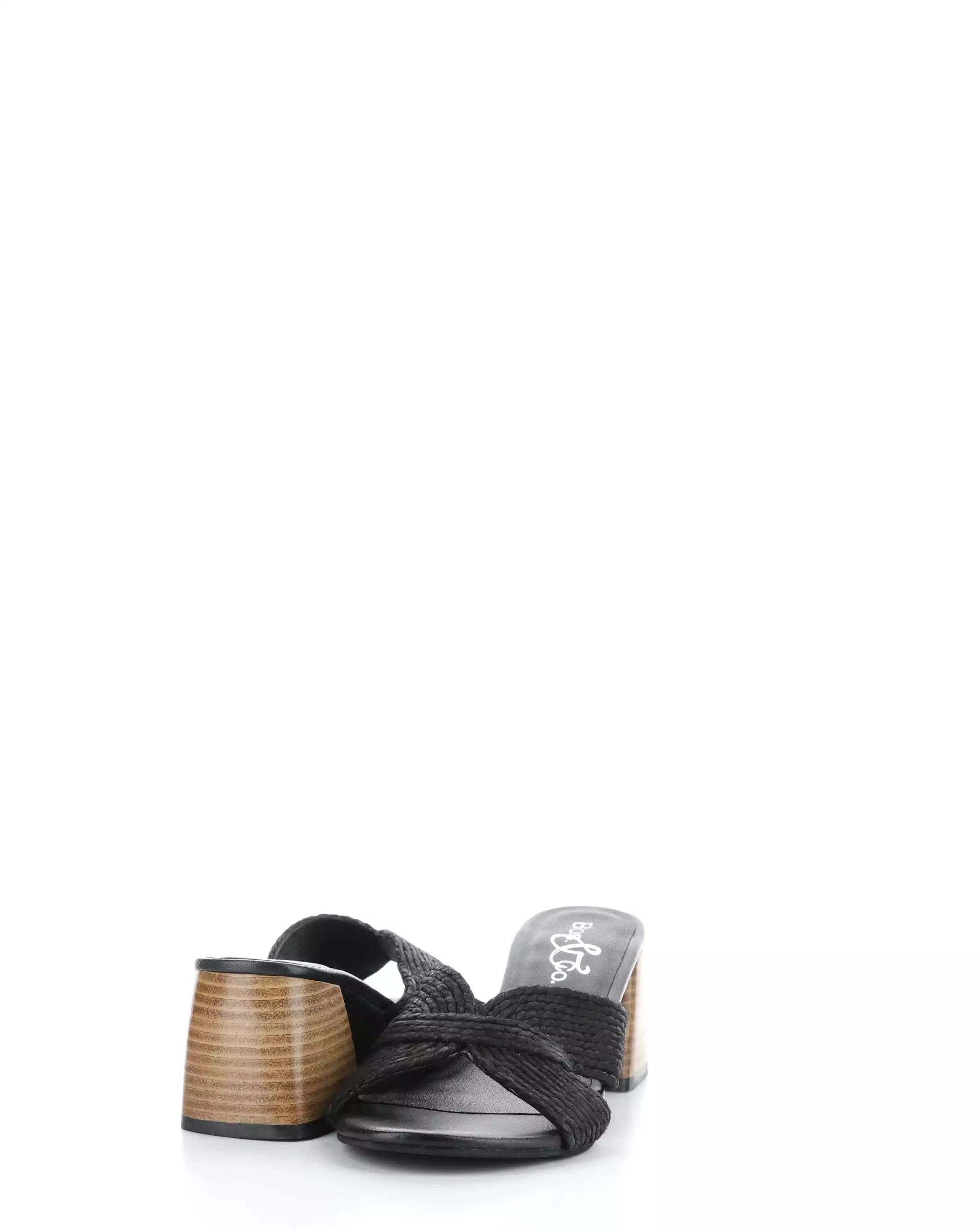 Gessa Black Slip-on Sandals - Shop Now