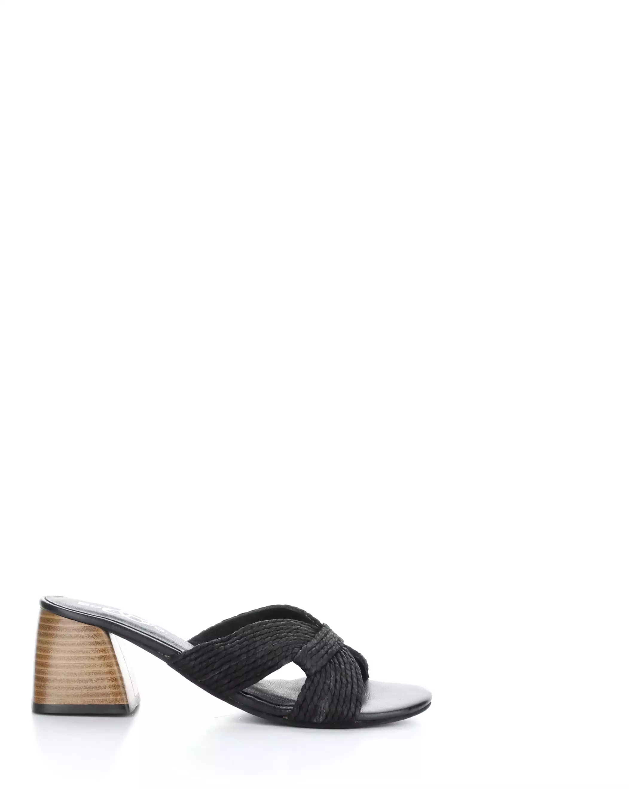 Gessa Black Slip-on Sandals - Shop Now