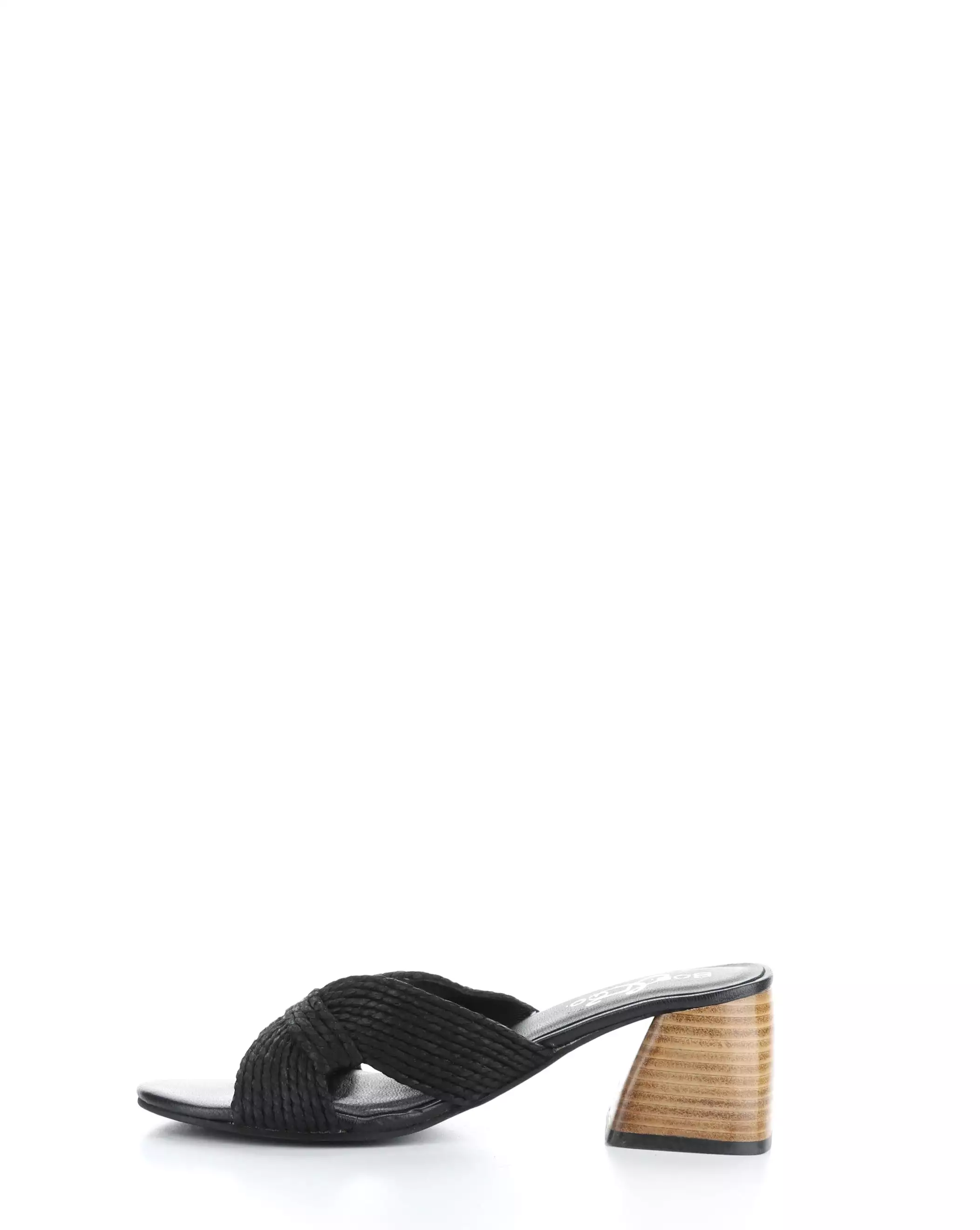 Gessa Black Slip-on Sandals - Shop Now