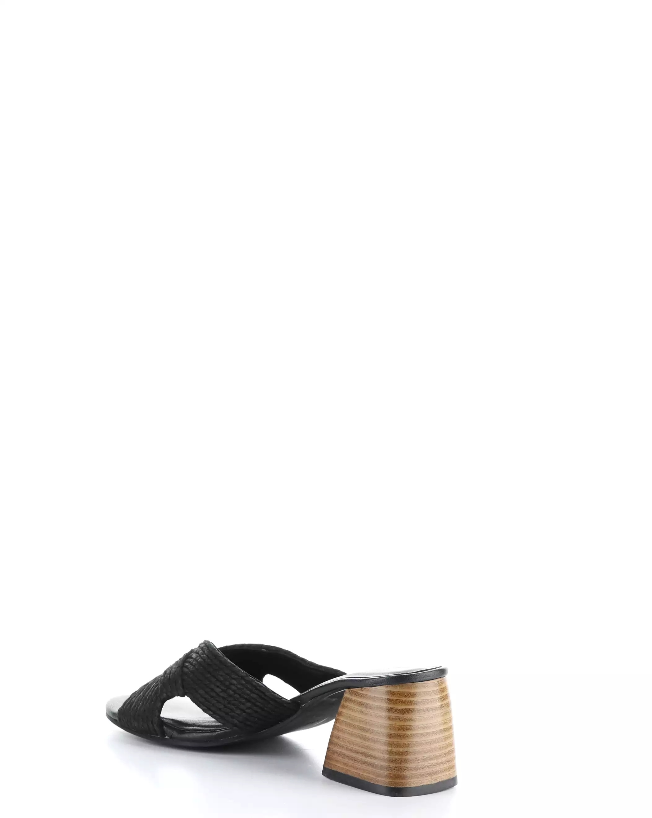 Gessa Black Slip-on Sandals - Shop Now