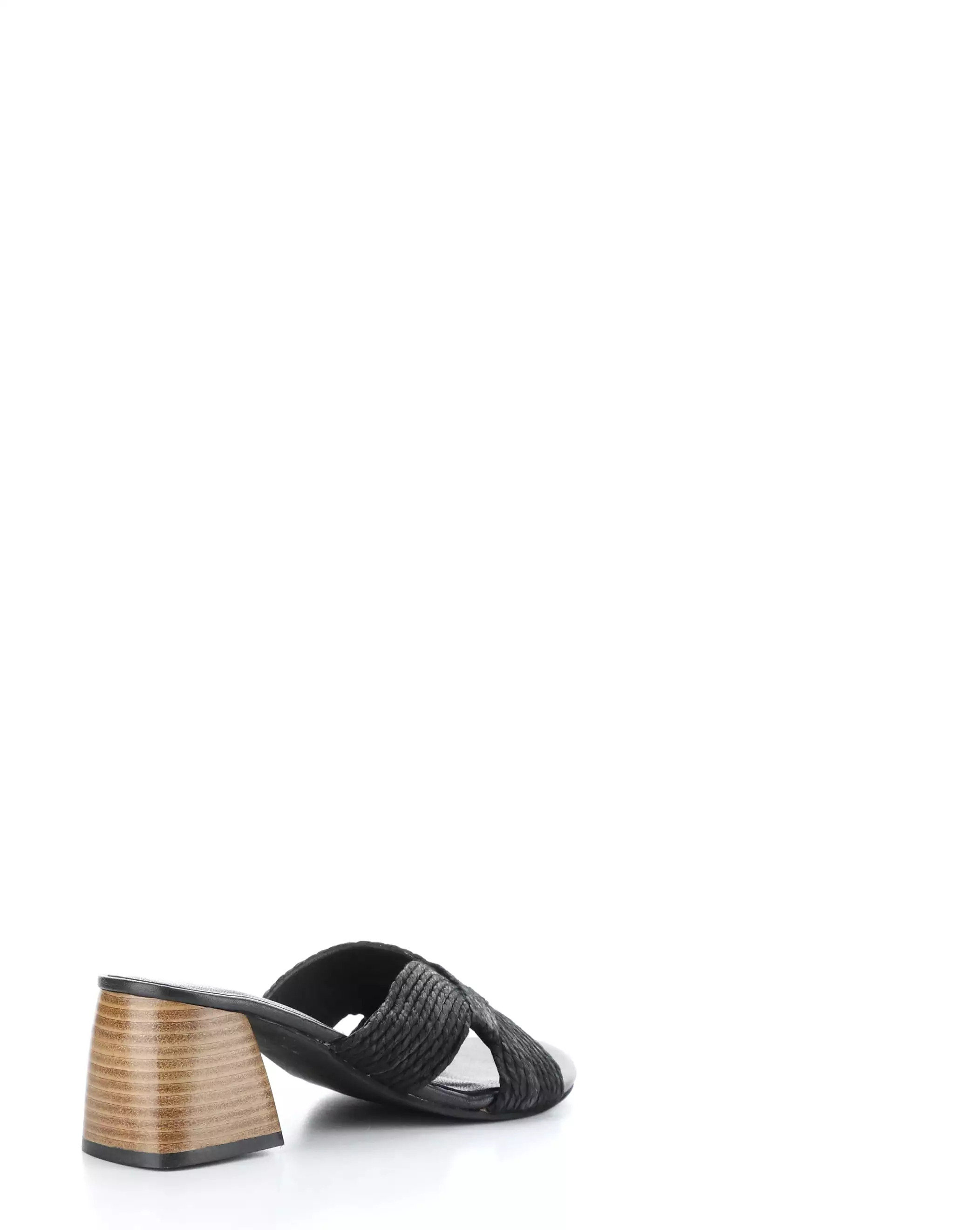 Gessa Black Slip-on Sandals - Shop Now