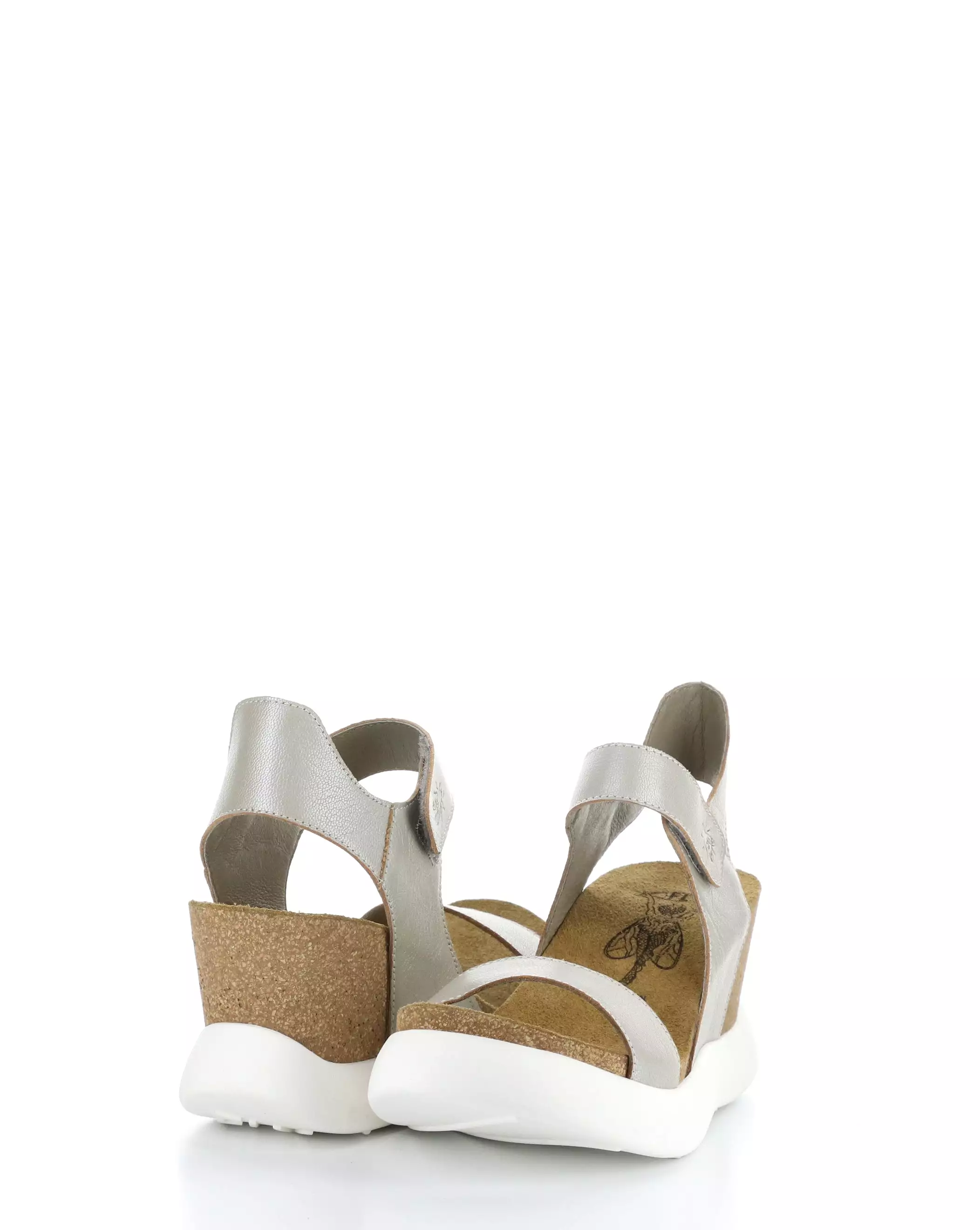 GOGO967FLY Silver Velcro Sandals