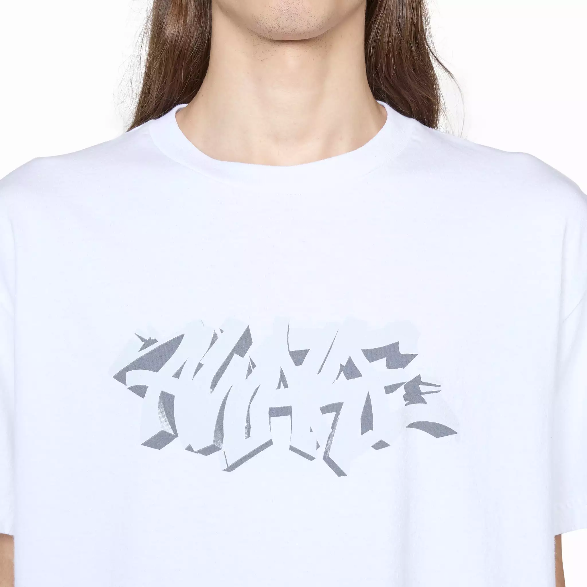 Graffiti Print White T-Shirt