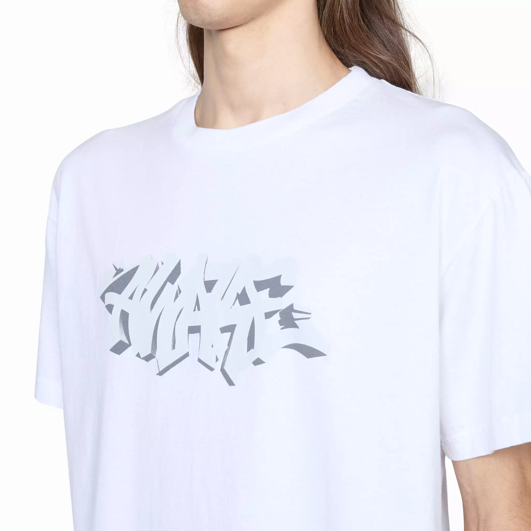 Graffiti Print White T-Shirt