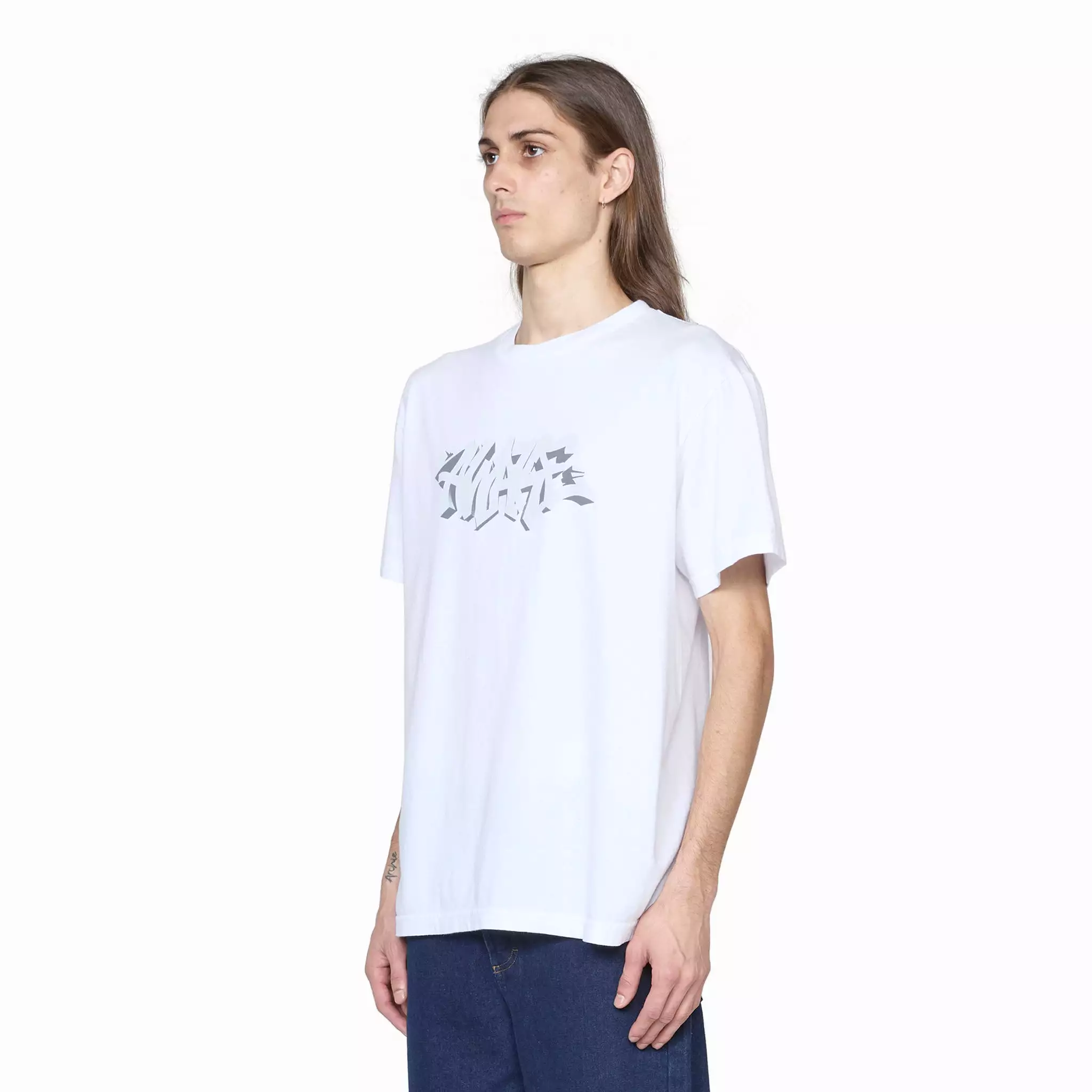 Graffiti Print White T-Shirt