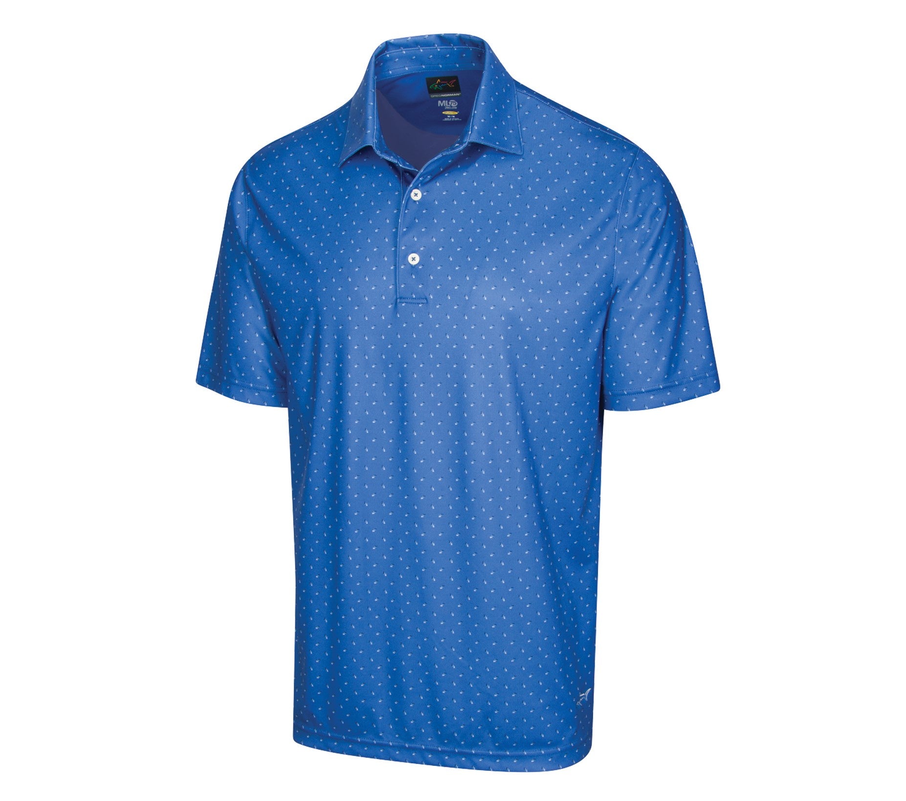 Greg Norman Mens Polo 2Below Tee Time Indigo - Buy Online at Best Price - Limited Stock.