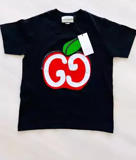 Gucci embroidered cherry t-shirt