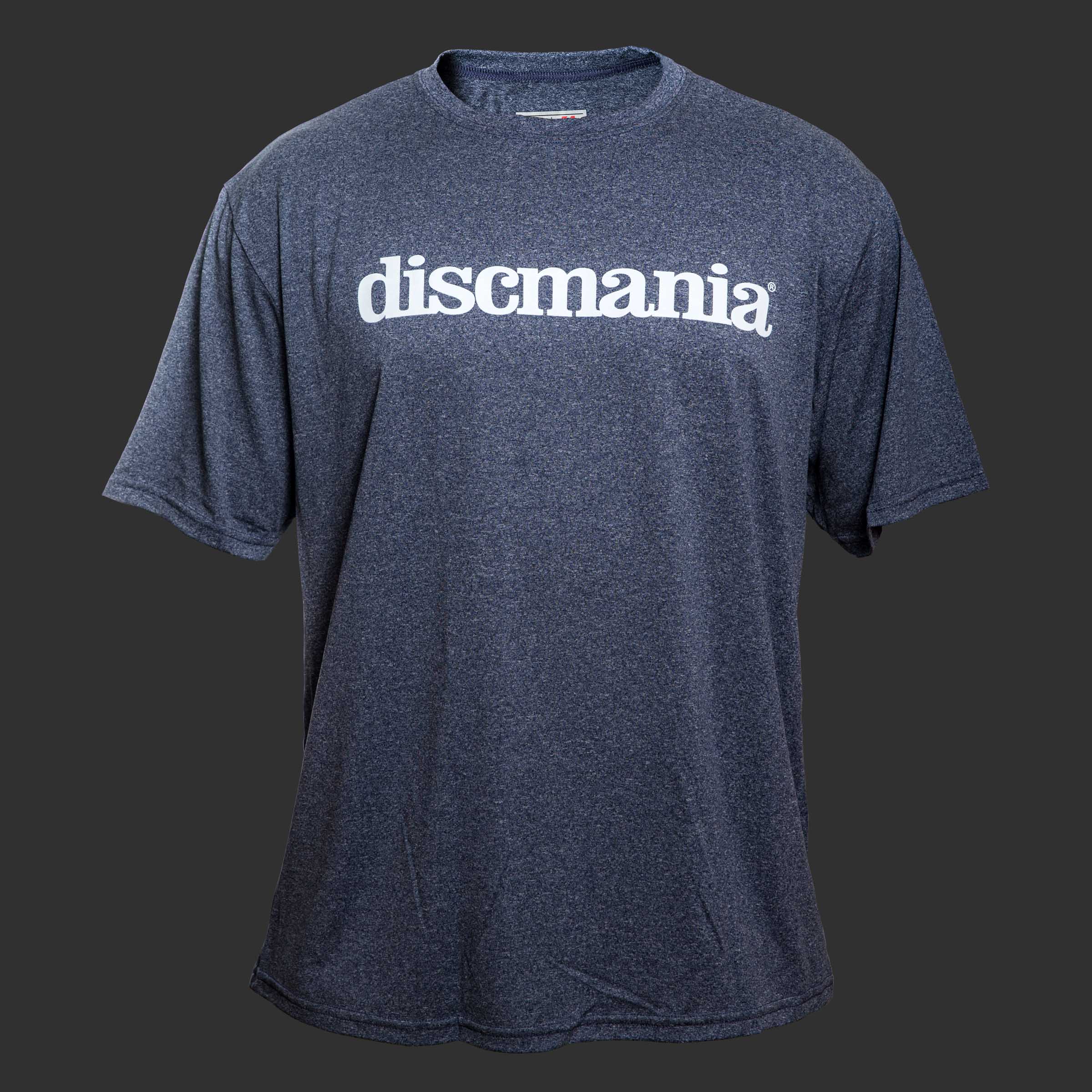 Heather Performance Tee Navy.