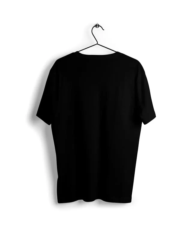 Honey Japanese Woman - Basic T-shirt with Digital Graphics in Black.