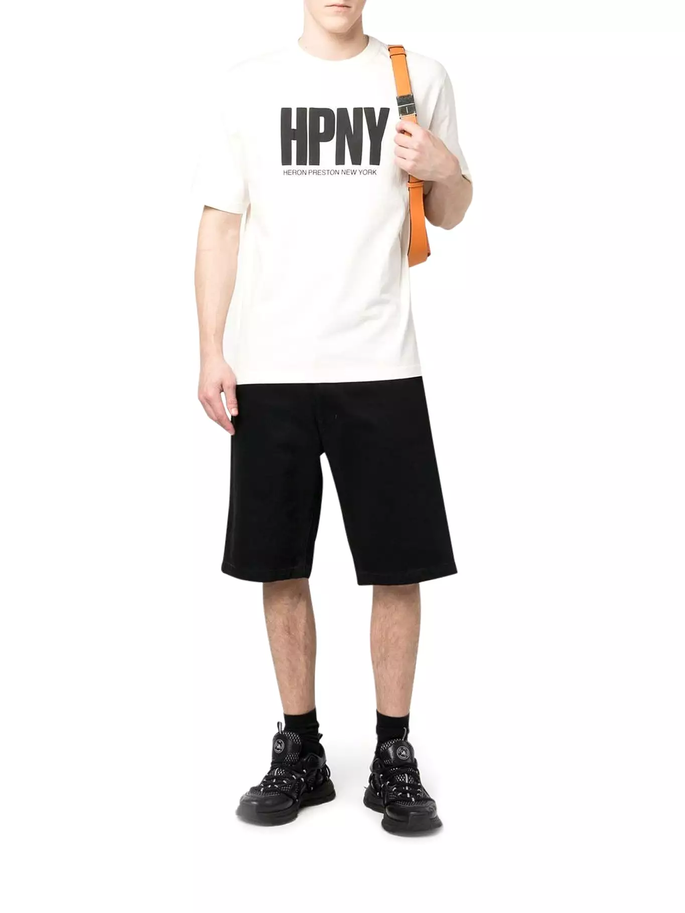 HPNY Logo Print Organic Cotton T-Shirt