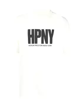 HPNY Logo Print Organic Cotton T-Shirt