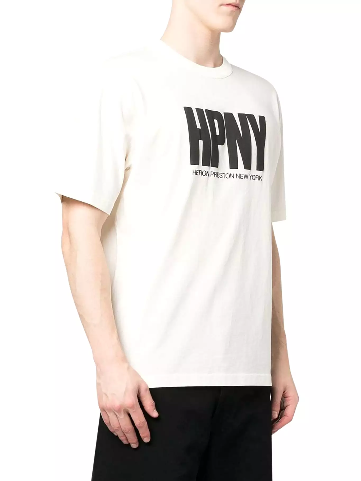 HPNY Logo Print Organic Cotton T-Shirt