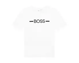 Hugo Boss Kids J25N29 10B White Tee