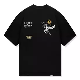 Icarus Jet Black T Shirt - Buy now!