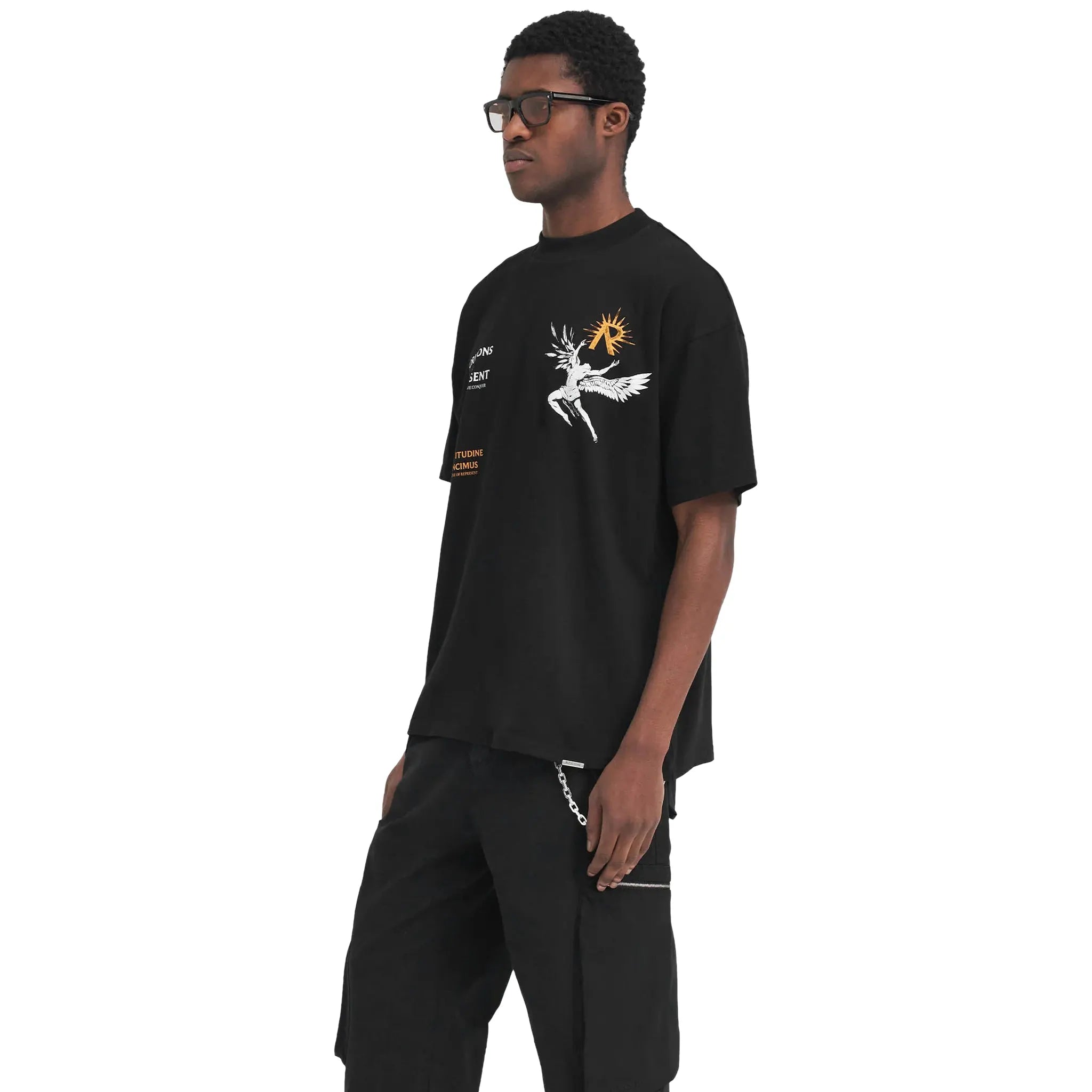 Icarus Jet Black T Shirt - Buy now!