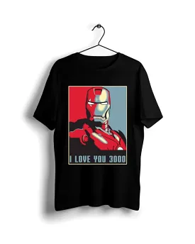 Iron Man 3000 T-shirt - Black, Digital Graphics Design