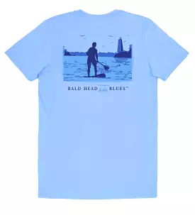 Island Tee - Blue Paddleboard - Short Sleeve