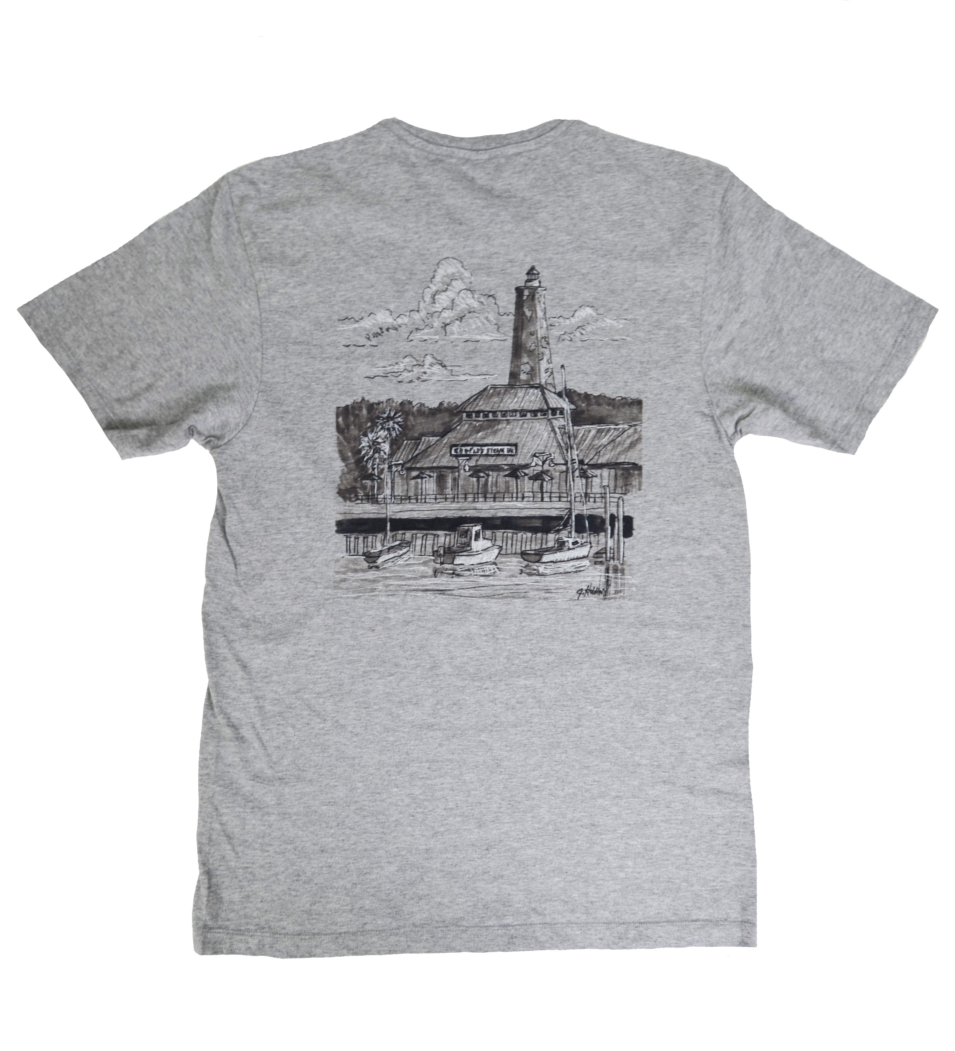 Island Tee Short Sleeve - Heather Grey