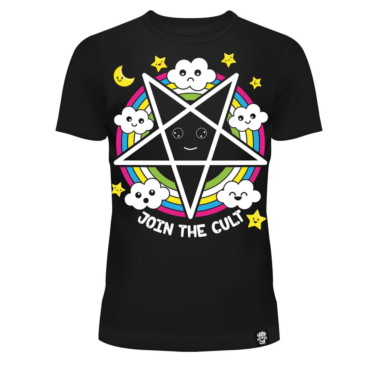 Join the Cult Black Multi T-Shirt